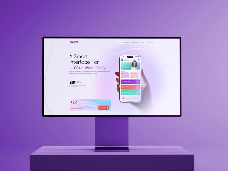 Cover image for Health - Mobile App Landing