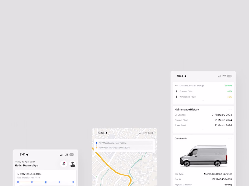 Cover image for Trukun Shipment - Mobile App Motion