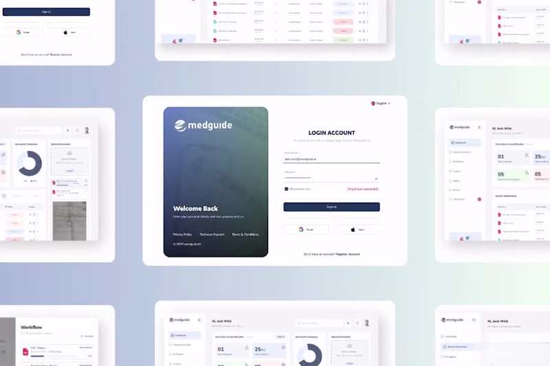 Cover image for MedGuide AI | UI/UX Design,