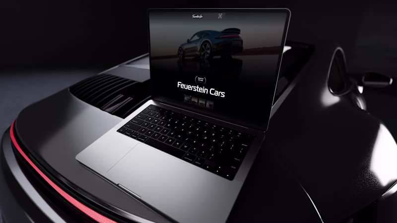 Cover image for Luxury Digital Showroom Development for FeuersteinCars