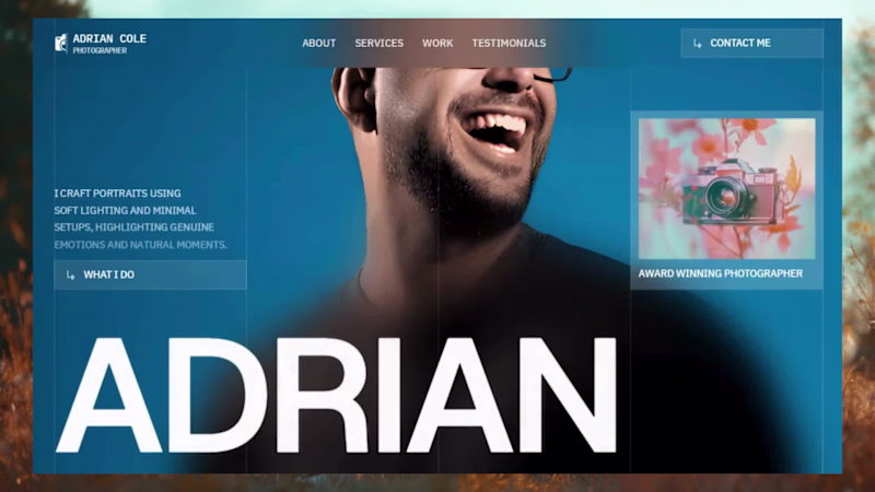 Cover image for Adrian Cole — Photographer Portfolio Framer Template

Adrian
