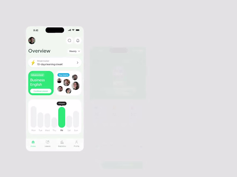 Cover image for Gamified Learning Experience – UX/UI Mobile App