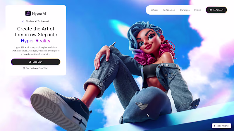 Cover image for HyperAI Landing Page Framer Template
