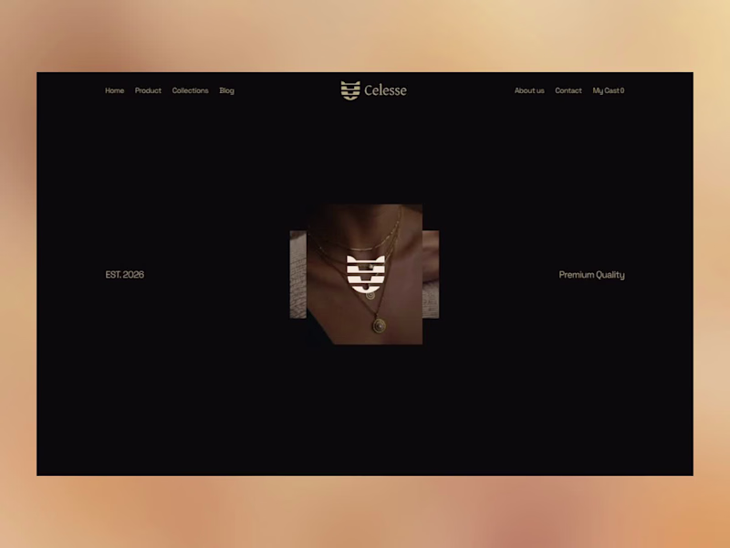 Cover image for Celesse · Jewelry E-commerce Framer Template