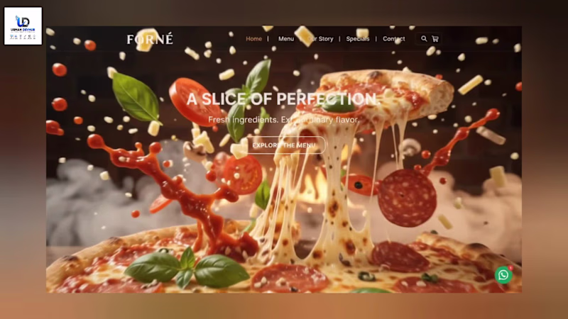 Cover image for Immersive Website Design with Modern UI and Smooth Animations