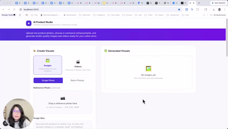 Cover image for Next.js UI for AI-Driven Product Image and Video Generation