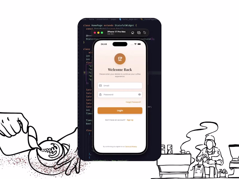 Cover image for The main focus of this project was a clean UI/UX, smooth ani...