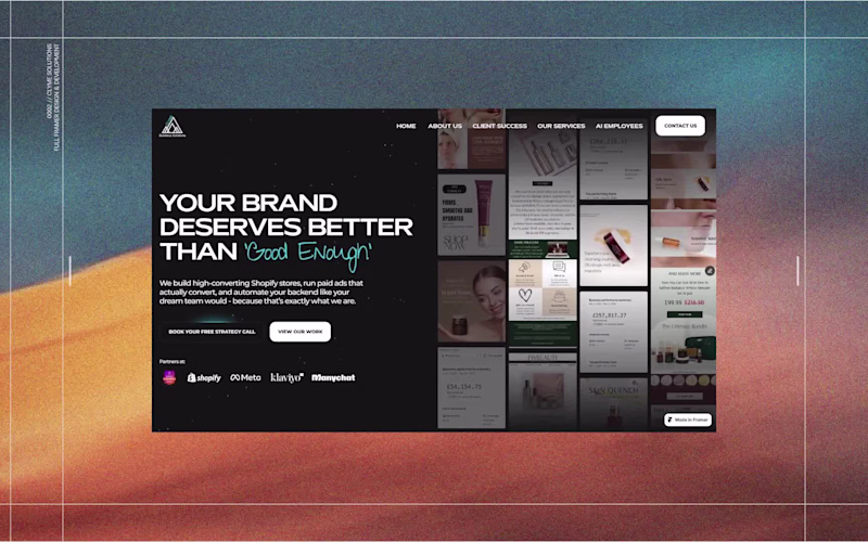 Cover image for Framer Marketing Website | London-Based Marketing Agency