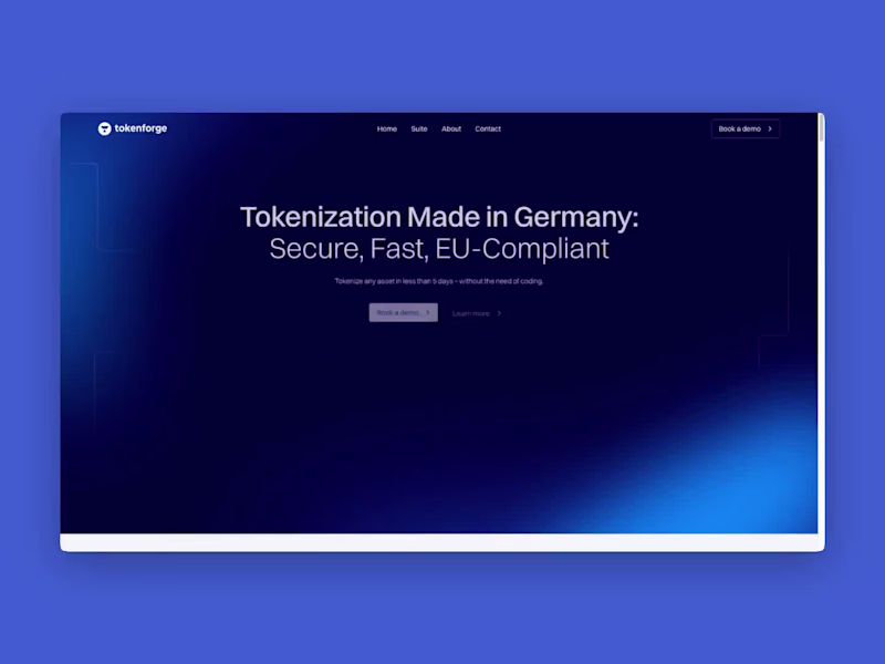 Cover image for Tokenforge Website Redesign & Rebuild