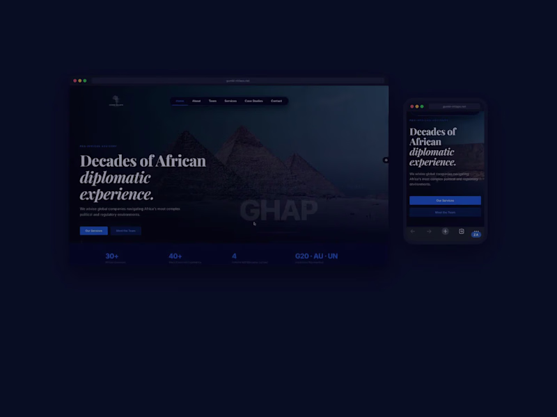 Cover image for GHAP. Full Digital Presence, Built From Zero