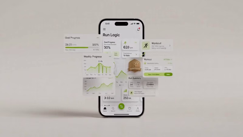 Cover image for Run Logic Mobile App UX/UI Design