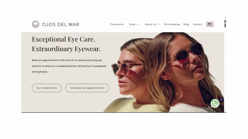 Cover image for Webflow website designed & developed for Ojos Del Mar