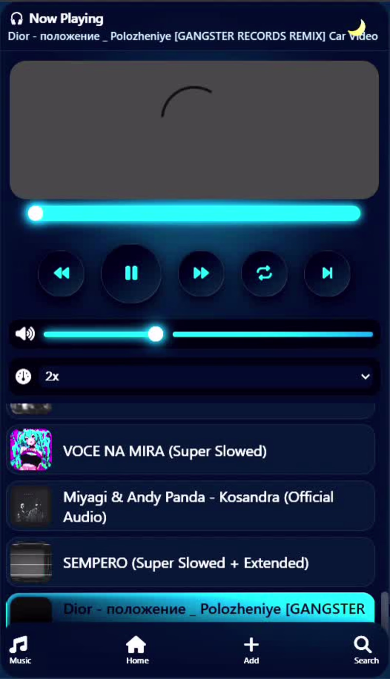 Cover image for EchoStream Music Player App