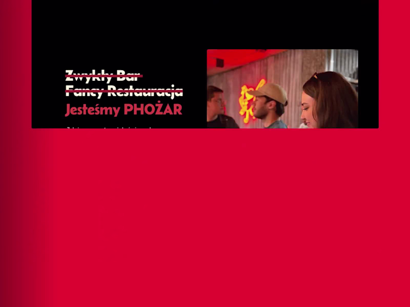 Cover image for PHOZAR Restaurant Website Design