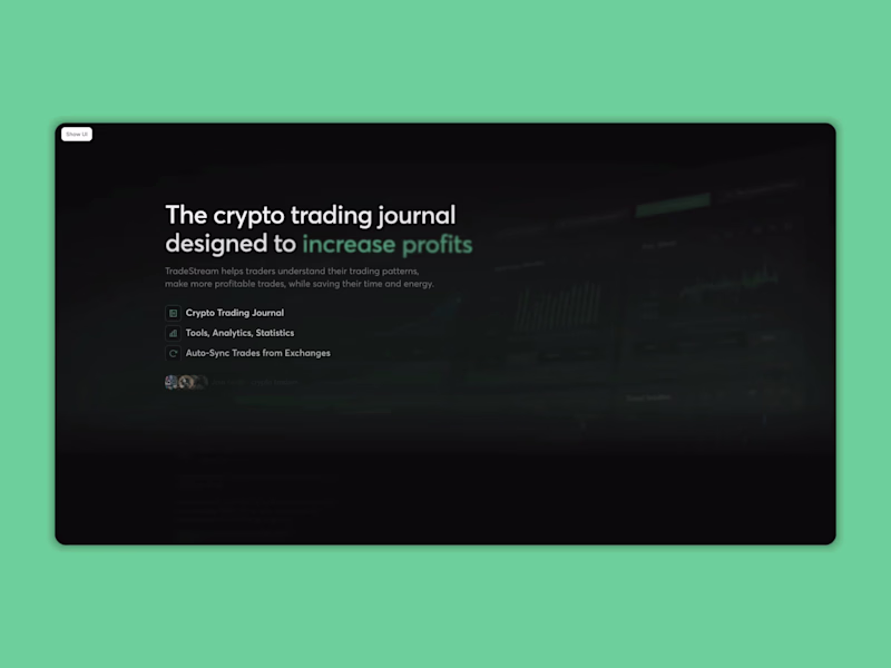Cover image for Landing Page Redesign - TradeStream