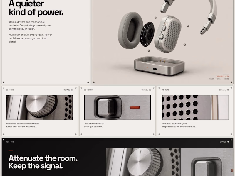 Cover image for KNOBZ
SOUND.
CONSIDERED.
A tactile audio system that