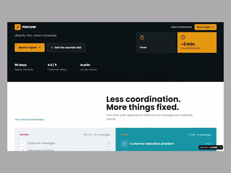 Cover image for Appliance Repair Booking and Job Management System