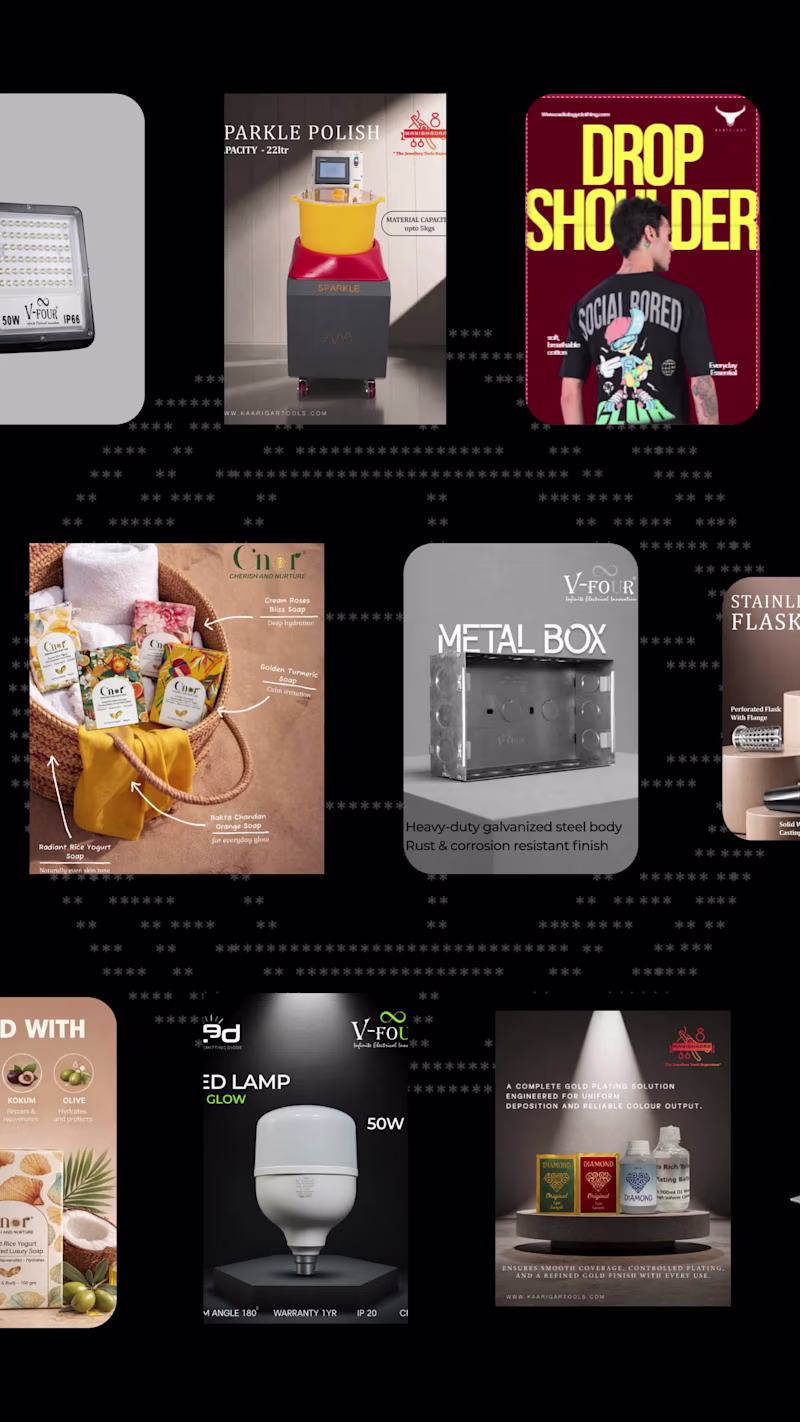 Cover image for Creatives made with intent. Every frame has a purpose.