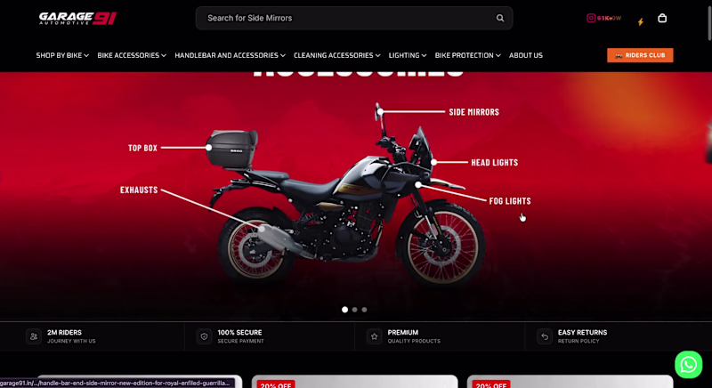 Cover image for Premium Automotive E-Commerce Website developed
