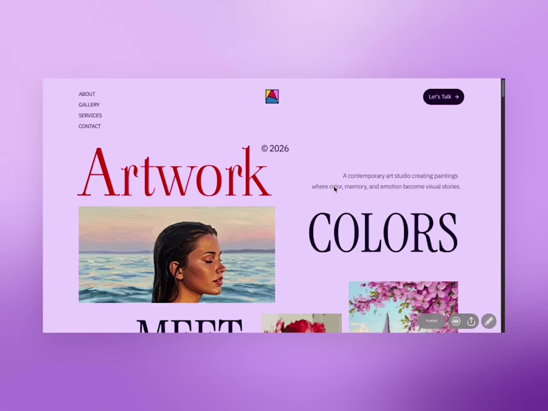Cover image for Ochié Gallery Responsive Art Portfolio Website