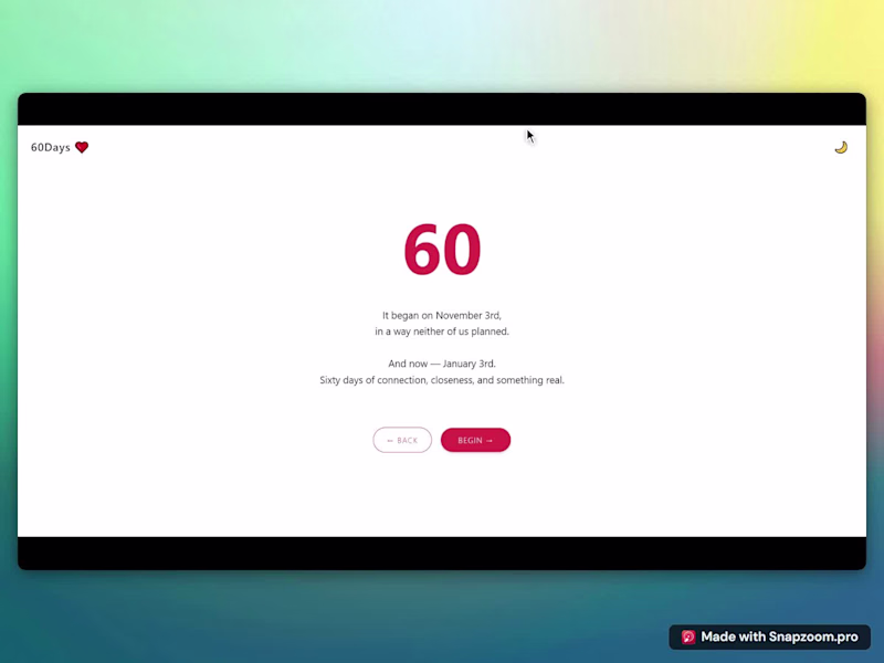 Cover image for 60 Days Anniversary – Emotional