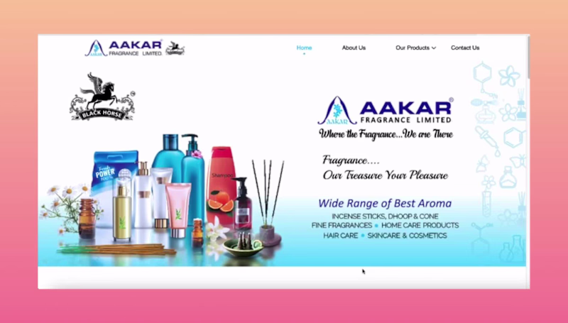 Cover image for Developed a website for an incense sticks and fragrance manu...