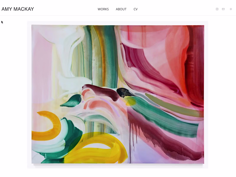 Cover image for Amy Mackay — Artist Portfolio & AI-Ready SEO