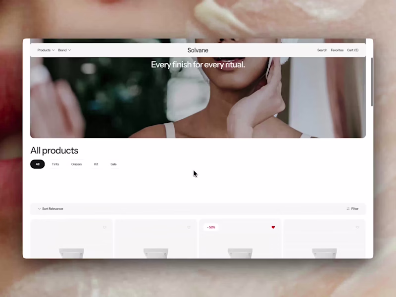 Cover image for Solvane – a Framer eCommerce