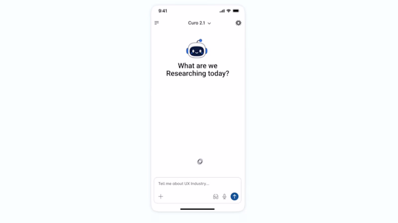 Cover image for Curo is an AI research