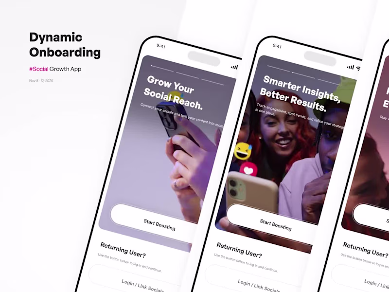 Cover image for Interactive Onboarding Experience Design