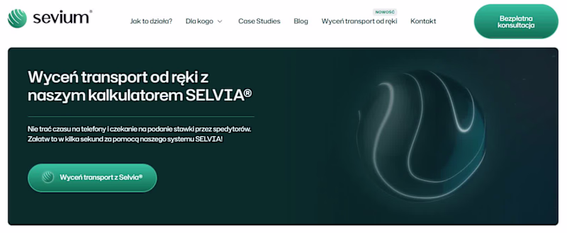 Cover image for SEVIUM – Website & brand for transport service