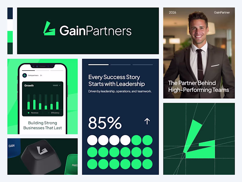 Cover image for Gain Partners - Business Advisory Branding