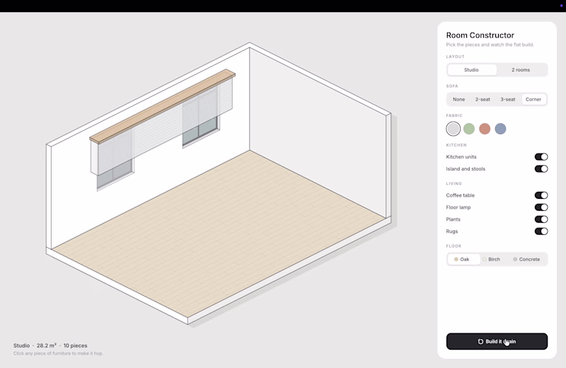 Cover image for Fully Interactive 3D Interior Visualization
An
