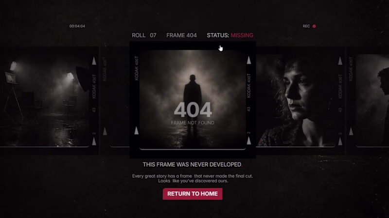 Cover image for Even a 404 page in