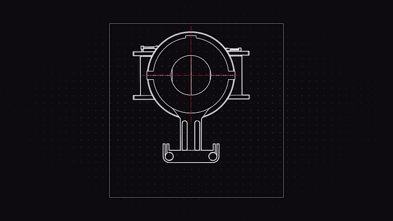 Cover image for Mechoryx, a CAD Studio Site Built Like a Drawing Sheet