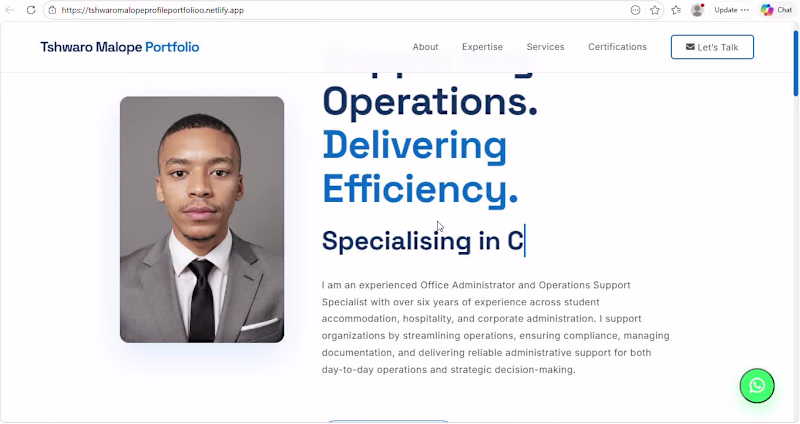 Cover image for I created a short sophisticated