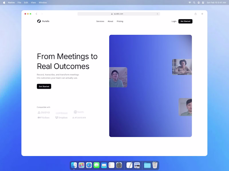 Cover image for Auralis Website Design and Development