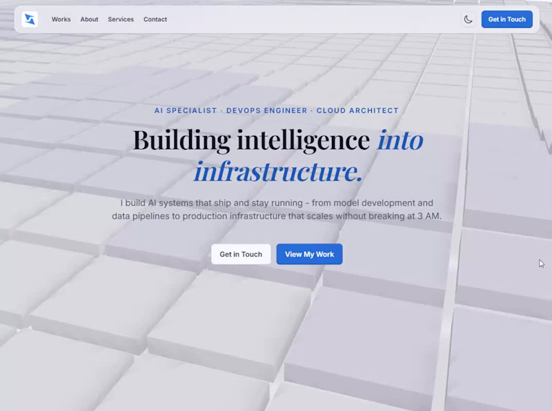 Cover image for Professional portfolio website