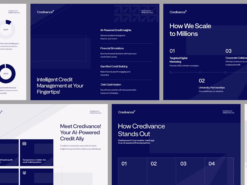 Cover image for Pitch Decks & Presentation Designs