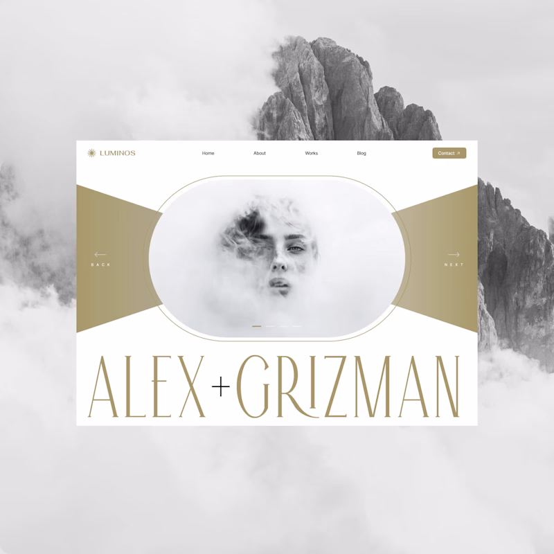 Cover image for Luminos — Photography Portfolio Website Design