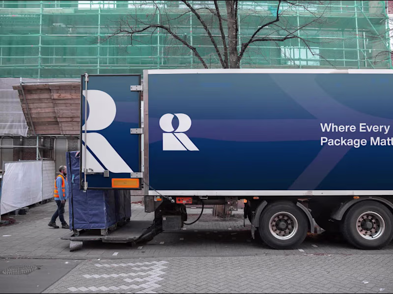 Cover image for Brand identity design for Rognific, an AI-powered logistics ...