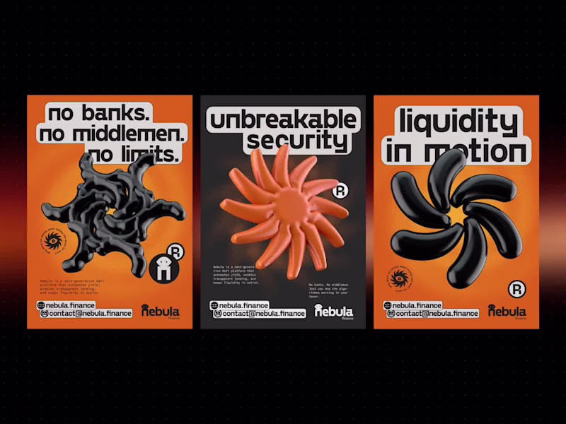 Cover image for Nebula - Brand Identity for DeFi company