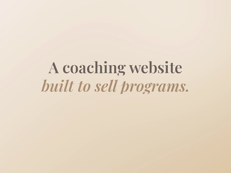 Cover image for Coaching & Mentorship Website: Kajabi-Style