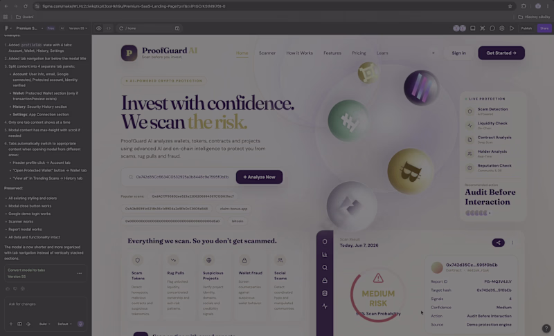 Cover image for ProofGuard AI – Crypto Security Prototype