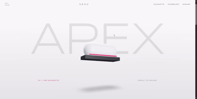 Cover image for Minimalist, high-fashion e-commerce landing page