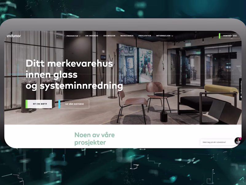 Cover image for Indunor React-Based Website