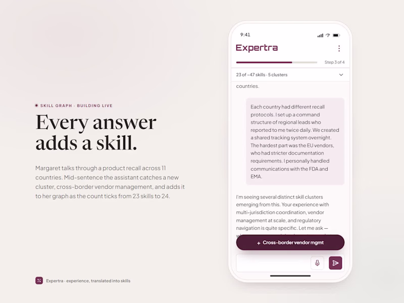 Cover image for Skill translation platform for professionals 50+