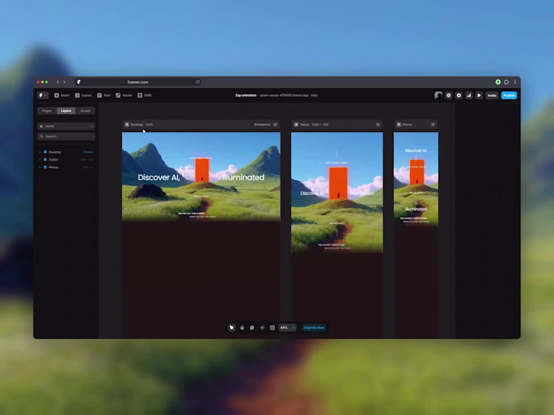 Cover image for I re-created Hero animation of @Zapier Launching Page Built ...