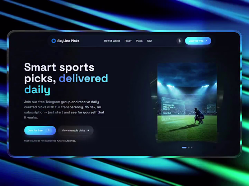 Cover image for Sports Betting Landing Page -