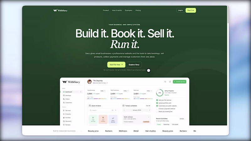 Cover image for Landing page built and developed